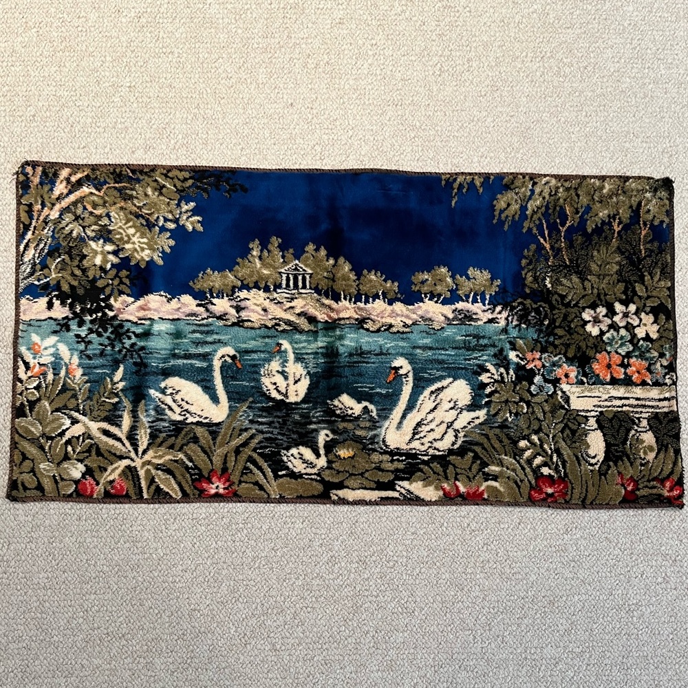 Vintage Swan tapestry